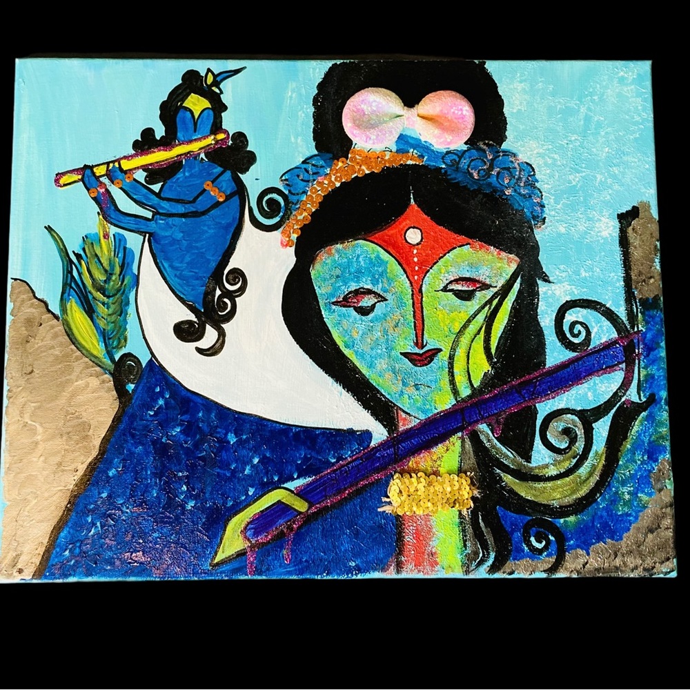 Indian Mythology canvas painting